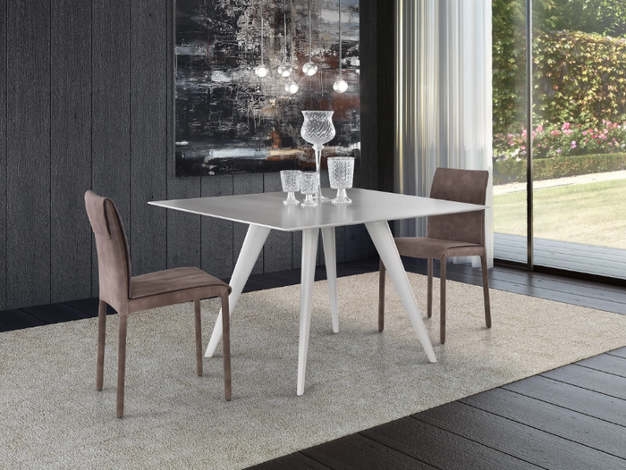 ELEGANCE - Extending square wooden table _ Pacini & Cappellini